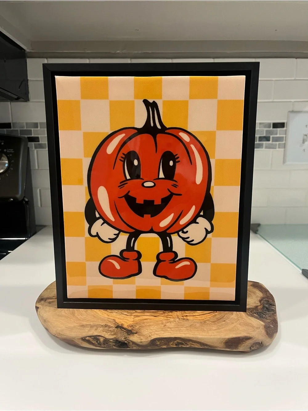 Halloween “Vintage inspired ” Jack-o’-lantern man picture, BNWT